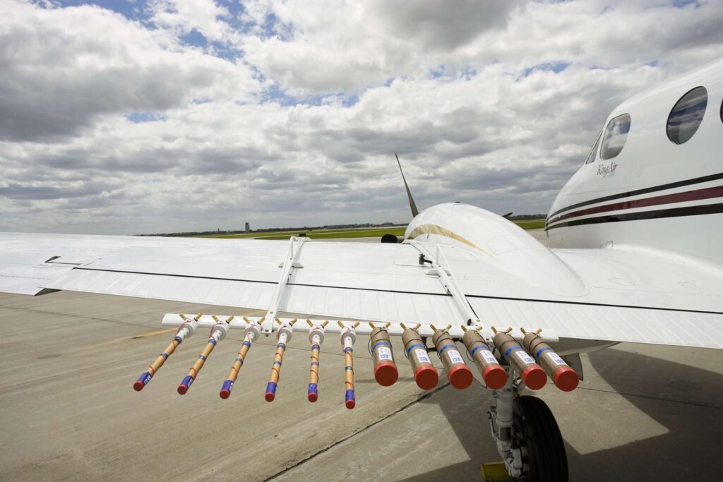 Cloud Seeding in Front of Tornados